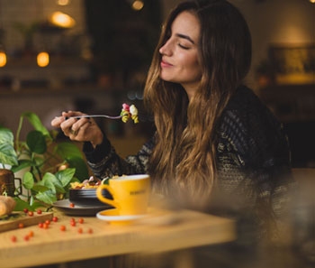 Eat it, everything else is later